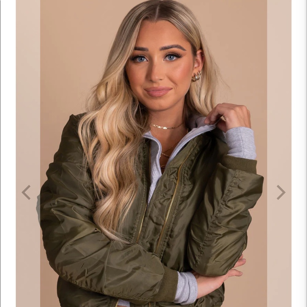 Green Bomber Jacket